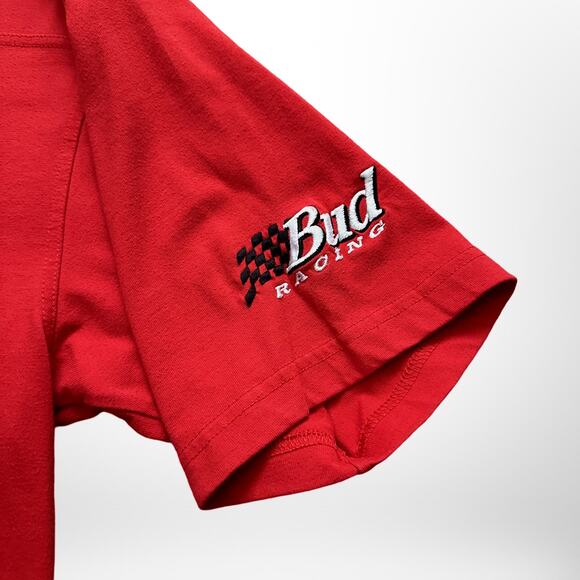 Dale Earnhardt Jr. Budweiser VTG Red SS Tee Mens Size M GUC - Picture 4 of 10